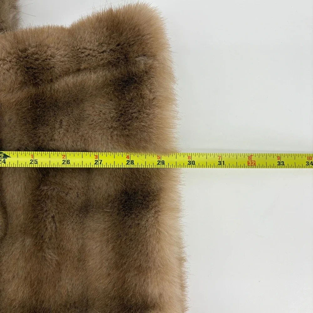 Vintage London Leathers by Lilli Ann Suede & Faux Fur Belted Jacket - Size Small - Picture 8 of 8